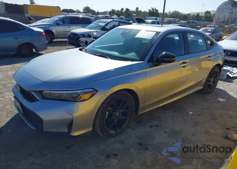 2025 Honda Civic Hybrid Sport/Sport Touring from USA, damaged, VIN 2HGFE4F88SH301518